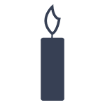 Candle, stands for paraffinwachs cartel